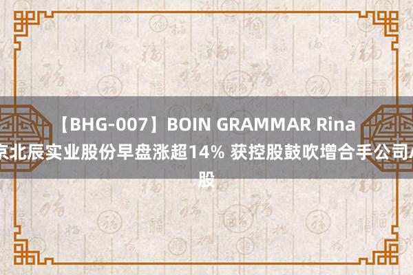 【BHG-007】BOIN GRAMMAR Rina 北京北辰实业股份早盘涨超14% 获控股鼓吹增合手公司A股